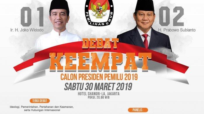 Nanti Malam Jokowi dan Prabowo akan Debat Selama Dua Jam
