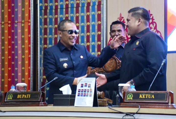 Wabup Bagus Santoso Dengarkan Laporan Banggar DPRD Terhadap LKPJ 2024