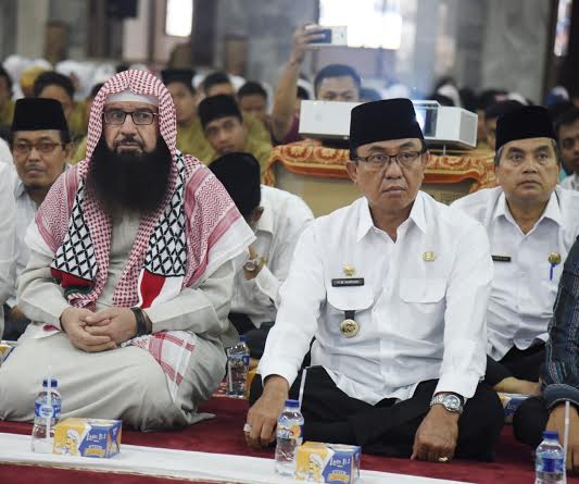 Bupati Inhil Sambut Kedatangan Imam Besar Masjidil Aqsa