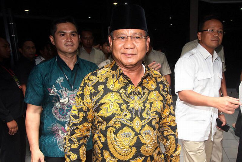 Prabowo Hadiri Pernikahan Panji Trihatmodjo
