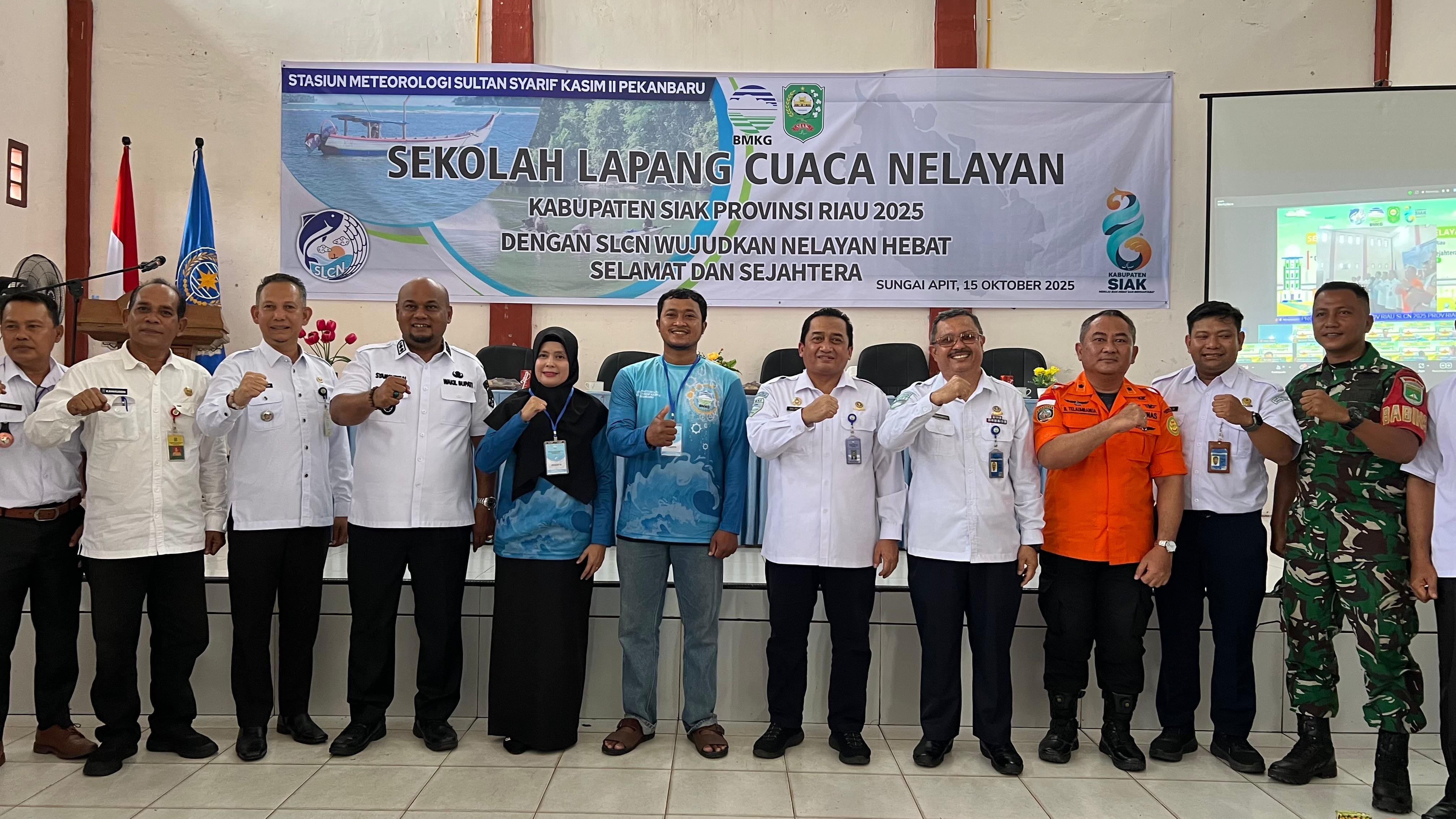 BMKG Stasiun SSK II Pekanbaru Taja SLCN di Siak: Tingkat Pemahaman Cuaca dan Iklim