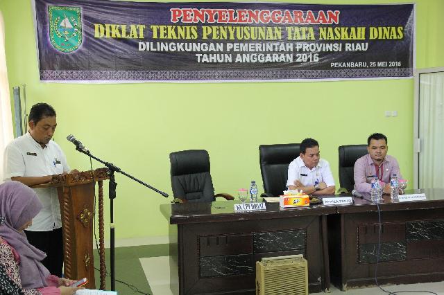 Pemprov Riau Selenggarakan Diklat Assessor