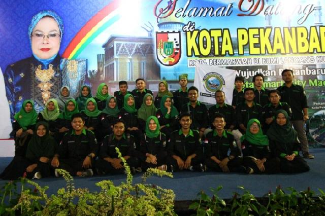 Pelantikan Pengurus Komapas Pekanbaru dan Himapasbar Riau Dihadiri Sejumlah Pejabat Penting