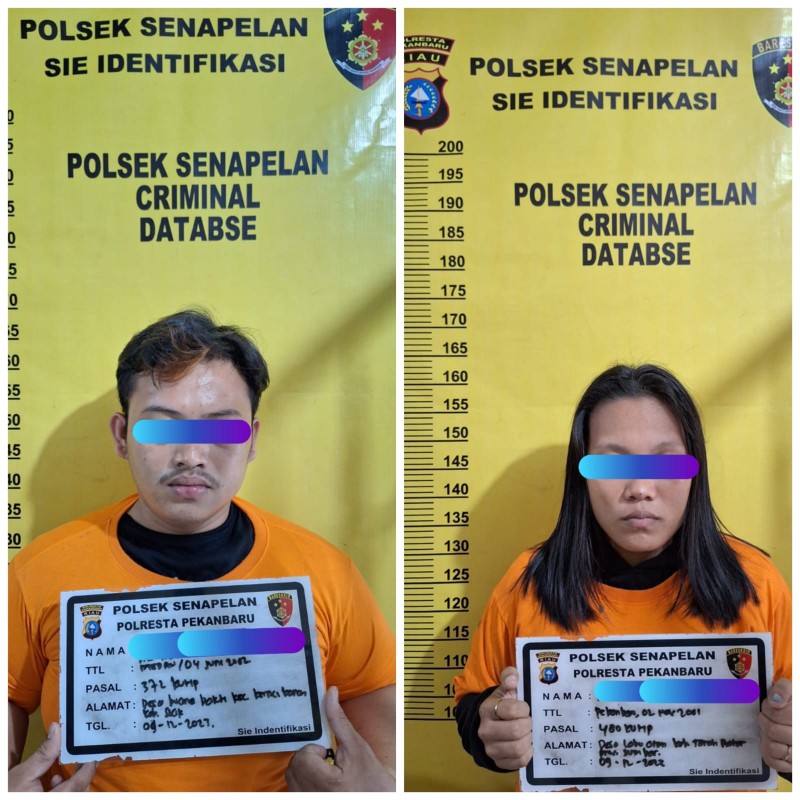 Pasangan Kekasih Diringkus Terkait Penipuan