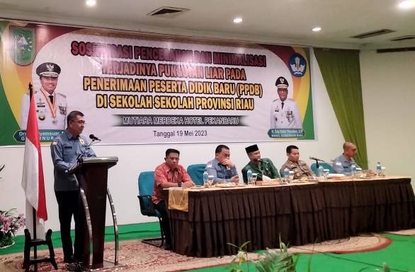 Disdik Riau Gandeng Satgas Saber Pungli Awasi PPDB