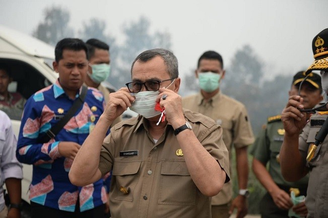 Terkait Pernyataan Langit Riau Biru dan Belum Mengkhawatirkan, Syamsuar: Itukan Pada Waktu Itu