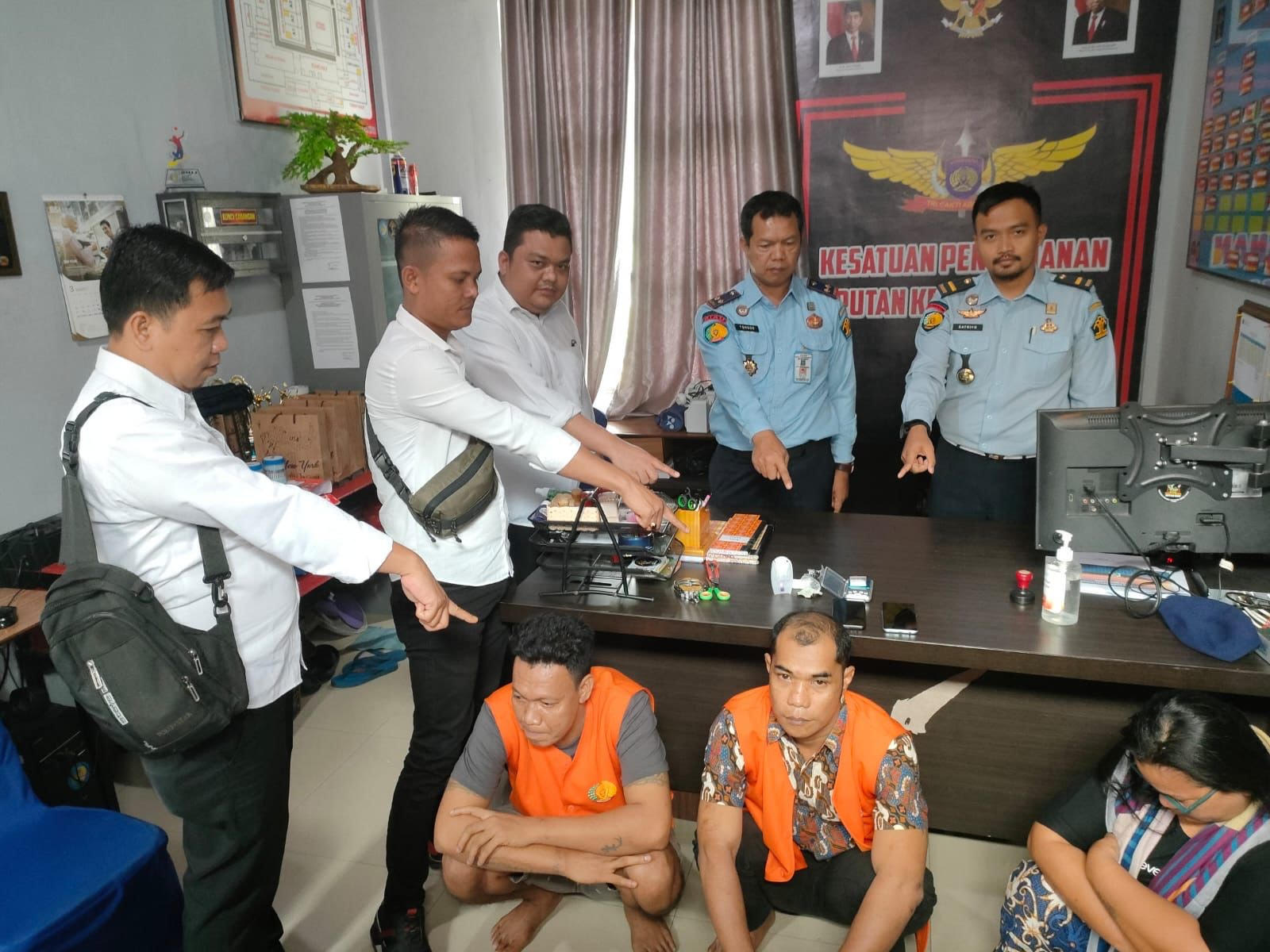 Seorang IRT Seludupkan Sabu di Rutan Siak Saat Besuk Suami