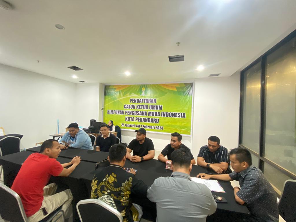 Ambil Formulir, Tommy Kurnia Resmi Daftarkan Diri Sebagai Caketum BPC HIPMI Pekanbaru 2023-2026