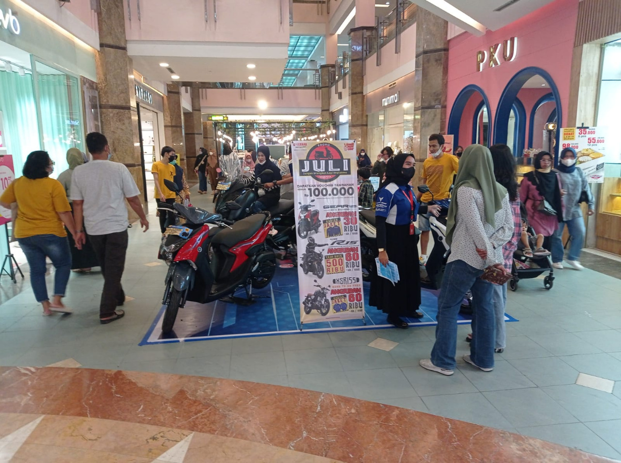 Pameran Motor Yamaha di Mal Ska Pekanbaru, Nikmati Berbagai Promo Terbaik