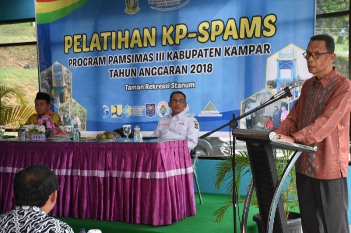 Bupati Kampar Minta Pengelolaan Pamsimas oleh Orang yang Ahli dan Mau Bekerja