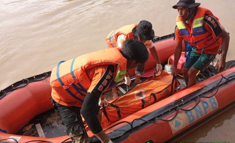Korban Kempang Tenggelam di Sungai Lala Inhu Ditemukan Tak Bernyawa