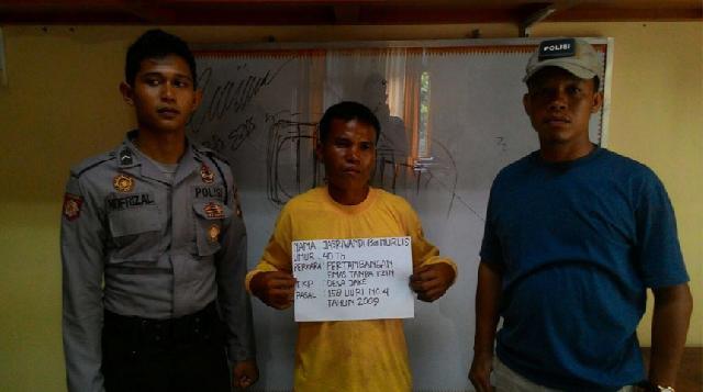 Polres Kuansing Amankan Pelaku PETI