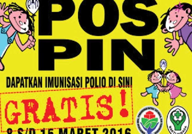 Pelaksaan PIN Polio Lampaui Target