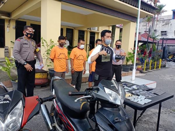 Sindikat Pencurian Sepeda Motor Diringkus, Para Tersangka dari Aceh