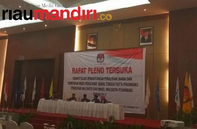 Pasangan Firdaus-Ayat Unggul dan Resmi Menangkan Pilkada Pekanbaru