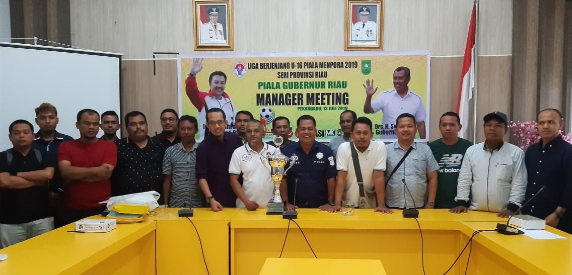 Liga Berjenjang U-16 Piala Menpora 2019, 16 Tim di Riau Siap Jadi yang Terbaik