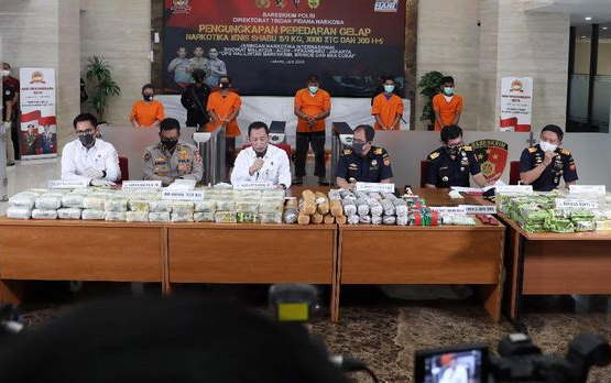 Polisi Sita 159 Kg Sabu Asal China, Satu Jaringan dengan Pelaku di Lapas