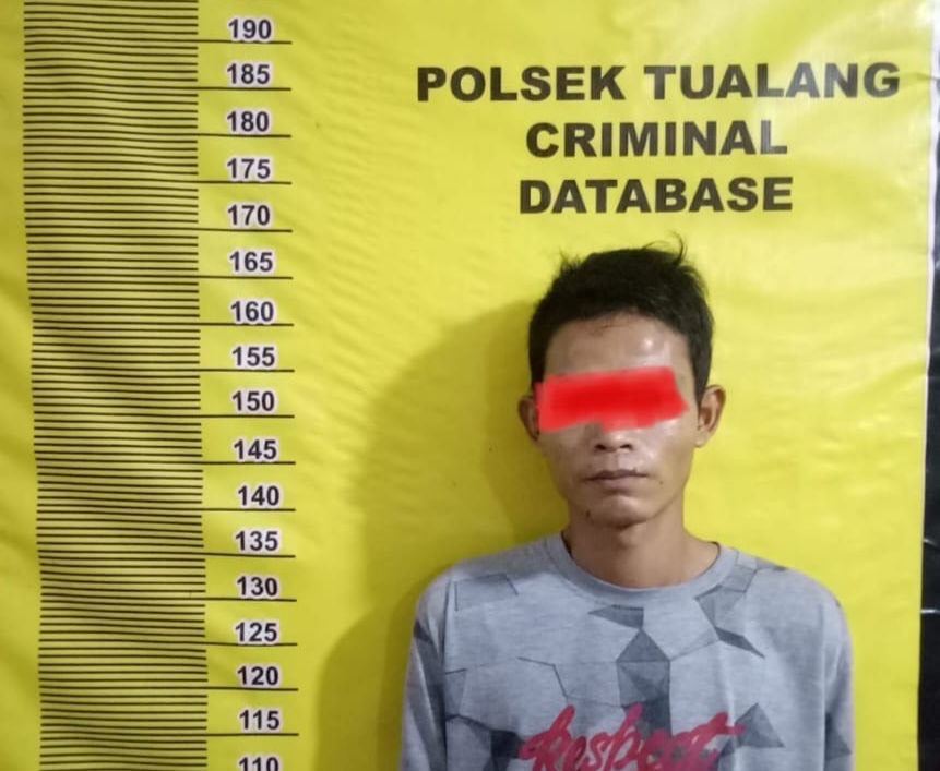 Seorang Residivis Kembali 'Nginap' di Mapolsek Tualang