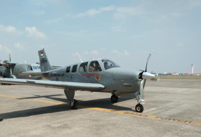 Titik Jatuh Pesawat TNI AL G-36 Bonanza T-2503 Ditemukan