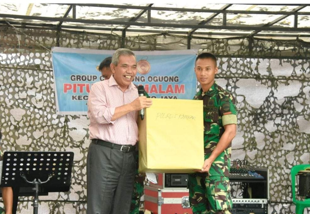 Pj. Bupati Kampar Hadiri Bihalal dengan TNI dan Polri