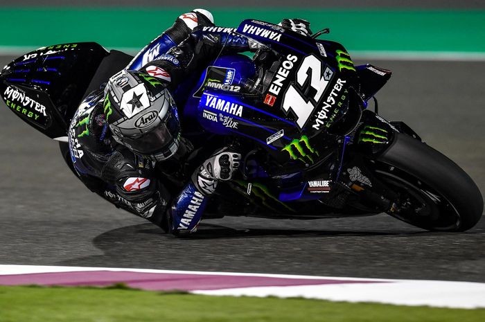 Hasil Tes MotoGP Qatar: Vinales Tercepat, Rossi Crash!