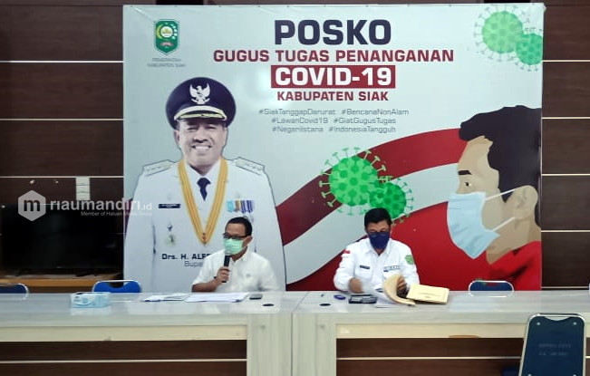 Jumlah ODP Bertambah, Berikut Data Lengkap Kasus Covid-19 di Kabupaten Siak