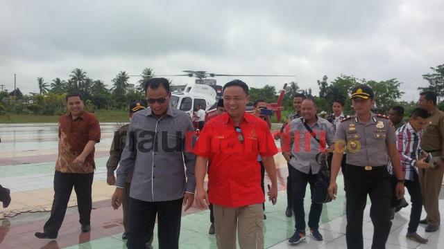 Bawa Helikopter RAPP, Direskrimum Polda Riau Cuma Silaturahmi dengan Bupati