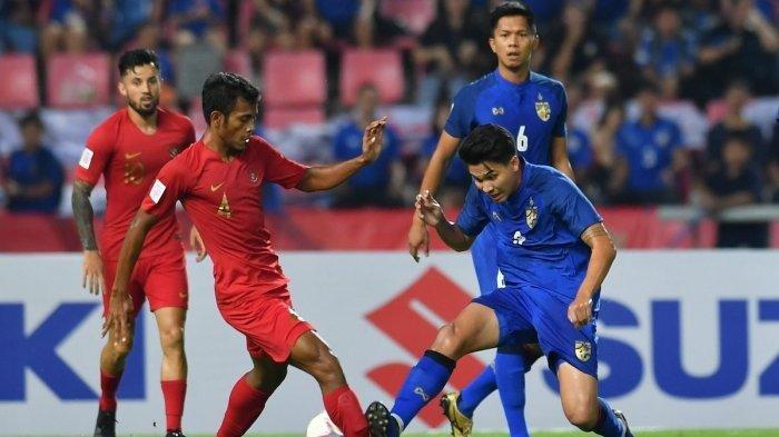 Timnas Indonesia Dipecundangi Thailand 0-3 di Kandang Sendiri