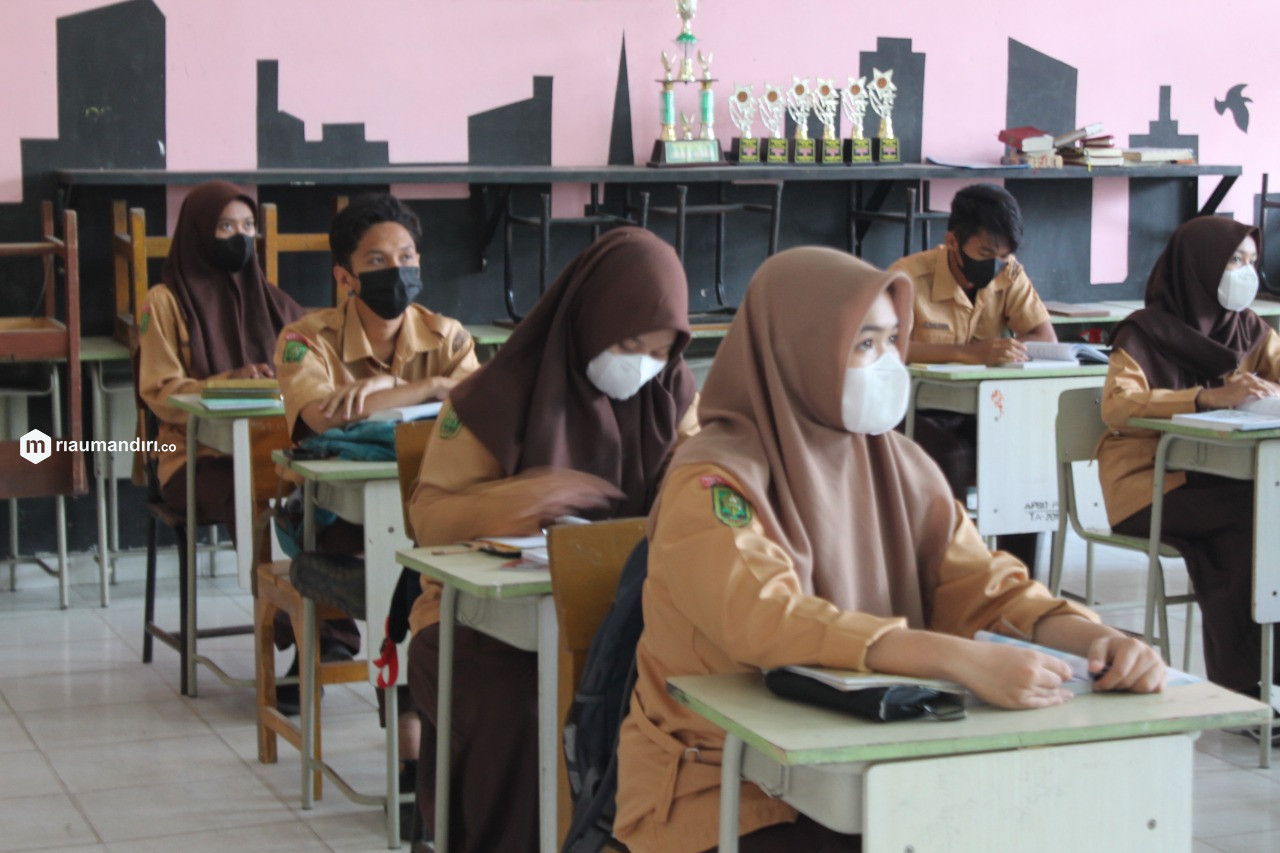 Sekolah di Pekanbaru Gelar PTM Hari Ini