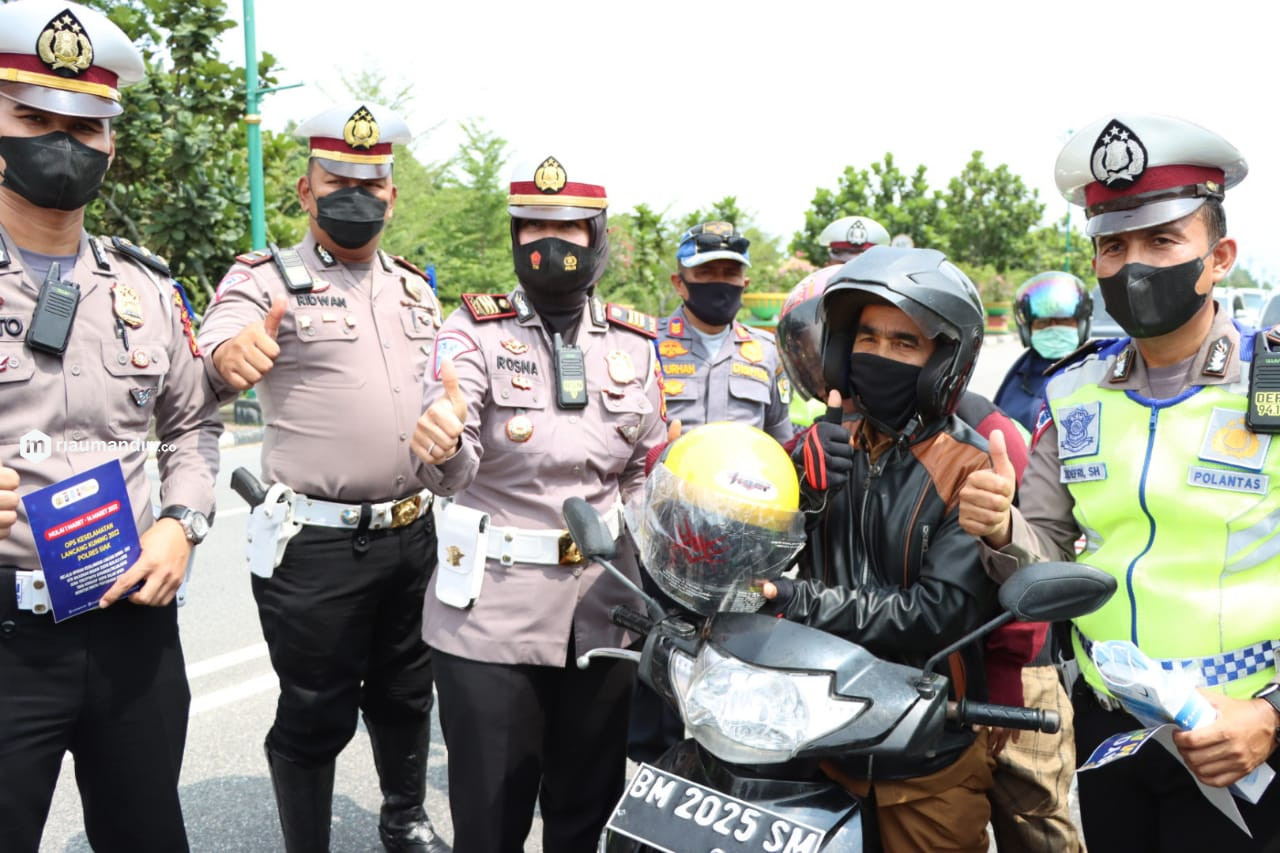 Pantang Kendor Polisi di Siak Meski Hari Terakhir Ops Lancang Kuning