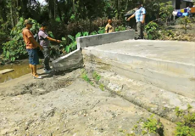 Warga Bagan Batu Keluhkan Box Culvert Terbengkalai