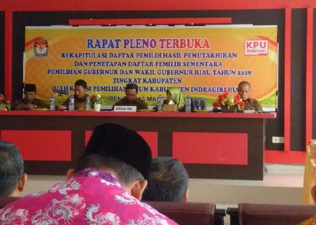 Ini Catatan Ketua Panwas Inhu Terhadap Hasil Pleno KPU
