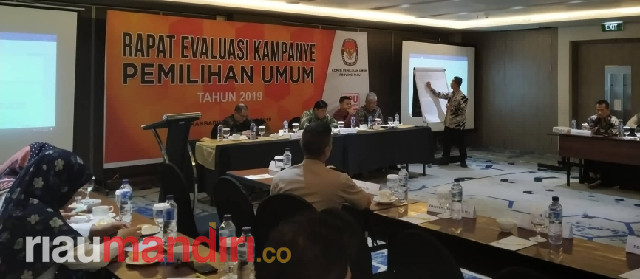 KPU Riau Evaluasi Soal Fasilitasi Kampanye Pemilu 2019