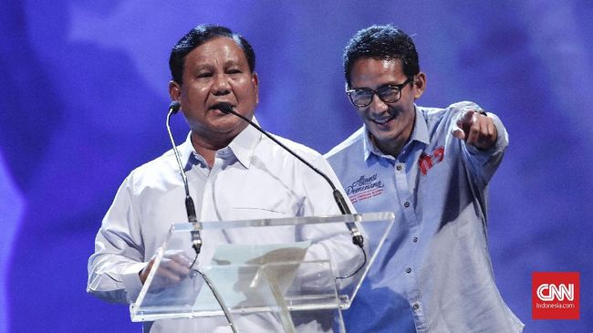 Rakernas Gerindra Hari Ini, Prabowo akan Umumkan Sikap Partai dan Sandiaga 