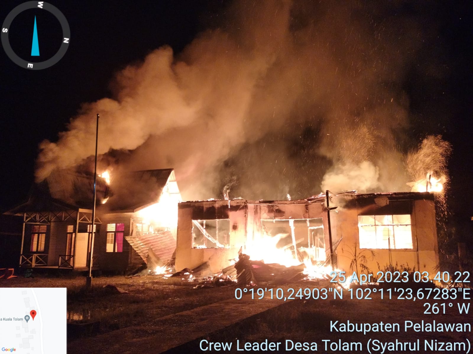 Semua Arsip Desa Hangus Jadi Abu