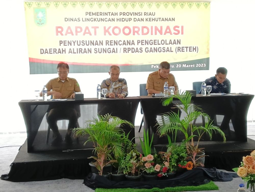 DLHK Riau Gelar Rakor RPDAS Gangsal Reteh