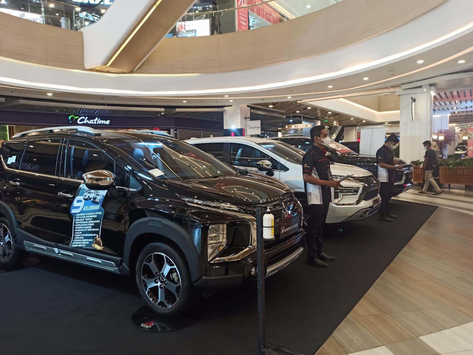 Lini Kendaraan Unggulan Mitsubishi Motors Hadir di Supermarket Exhibition di Kota Pekanbaru