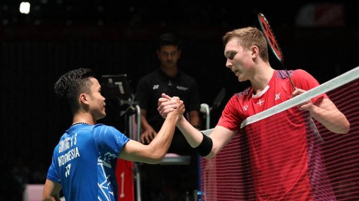 Axelsen Kalahkan Ginting di Laga Final Indonesia Open