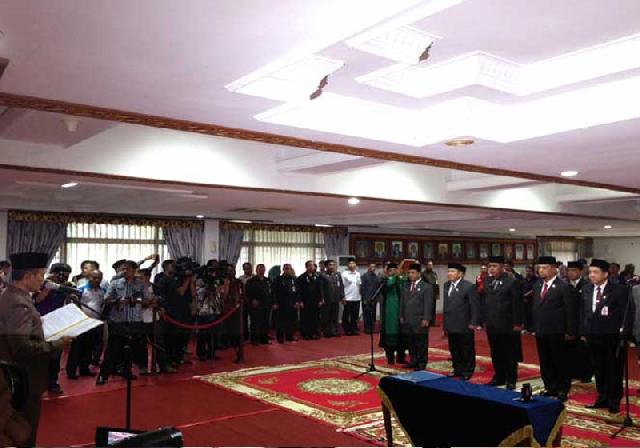 11 Pejabat Hasil Seleksi Dilantik