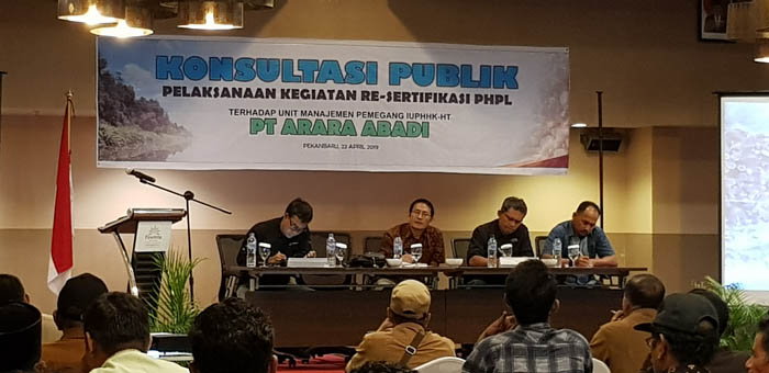 PT Arara Abadi Lakukan Konsultasi Publik Selama Sepekan