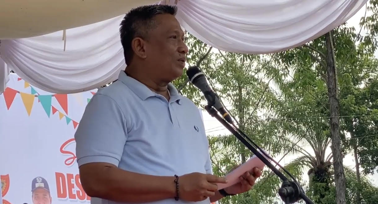 HUT ke-22 Desa Suka Maju, Bupati Anton Harap Masyarakat Perkuat Kekompakan