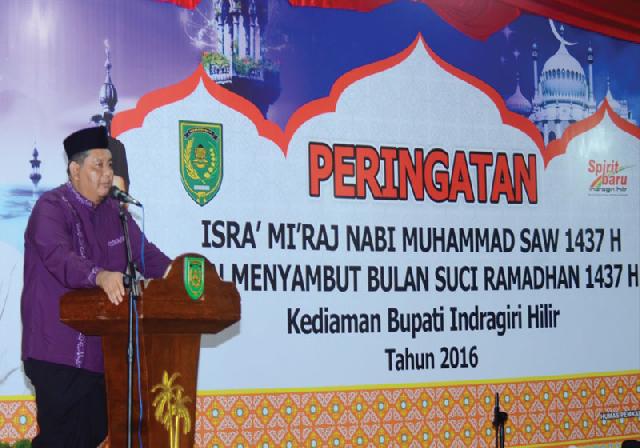 Pemda Inhil Gelar Isra Mikraj