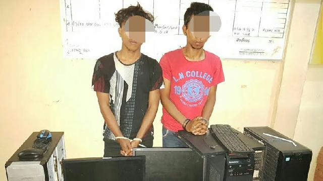 Dua Pelaku Pencurian di Kantor Lurah Bangkinang Diringkus
