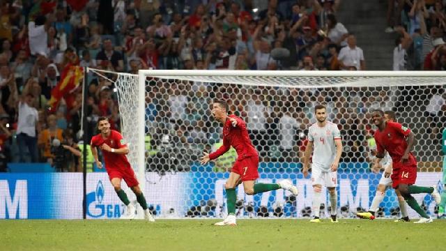 Ronaldo Hat-trick, Portugal Vs Spanyol Berakhir 3-3