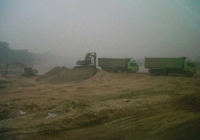 Penambangan Pasir Ilegal Jerat Tiga Tersangka