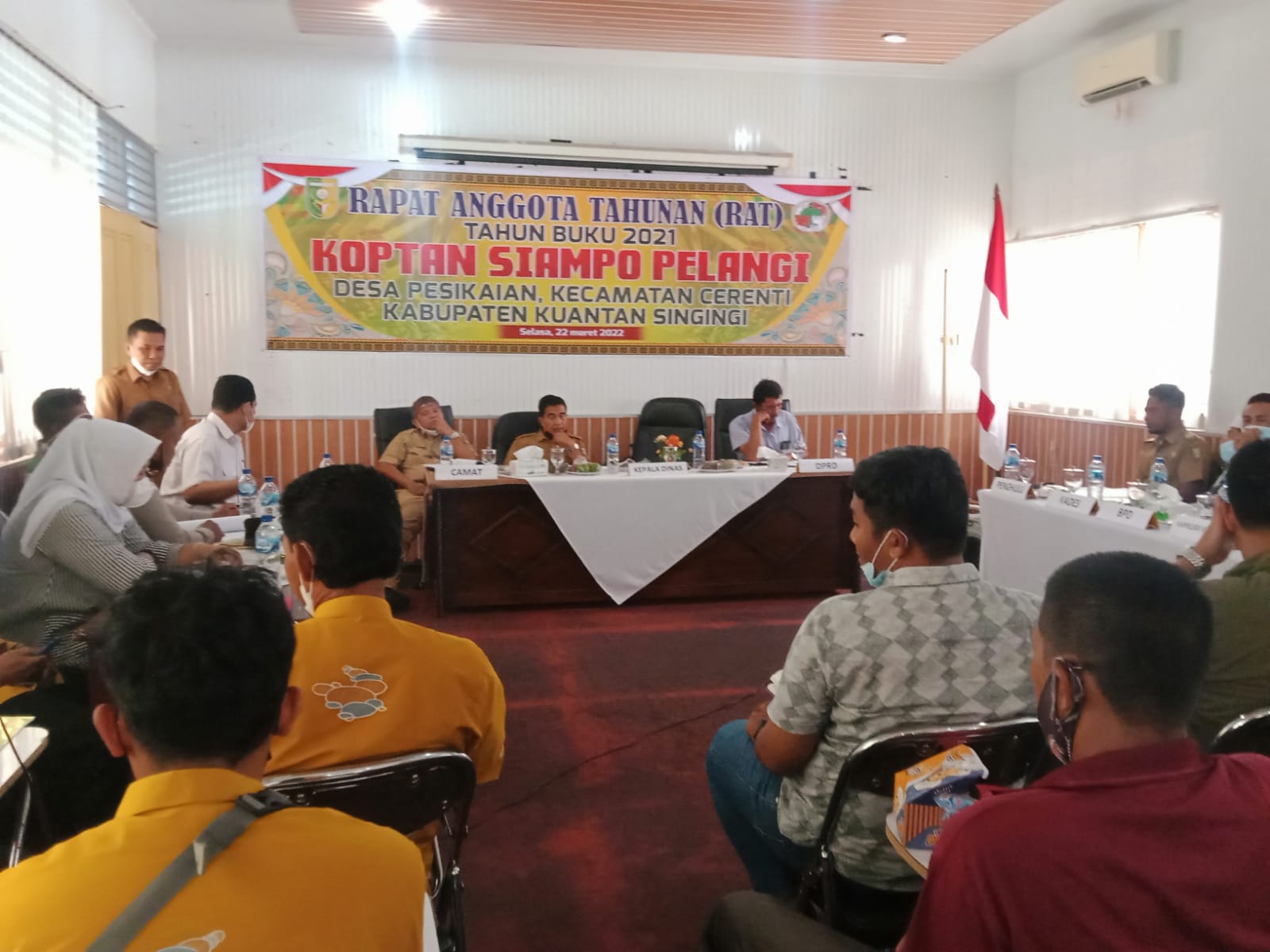 RAT Berjalan Lancar, LPJ Pengurus Koperasi Siampo Pelangi Diterima Anggota