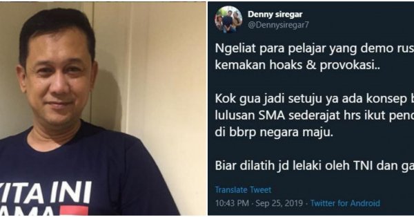 Denny Siregar Ngaku Pernah Dapat Titipan Konten hingga Tawaran Jabatan