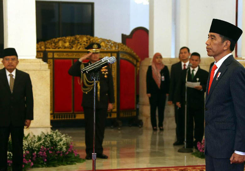 9 Gubernur dan Wakil Gubernur Resmi Dilantik Presiden Jokowi di Istana