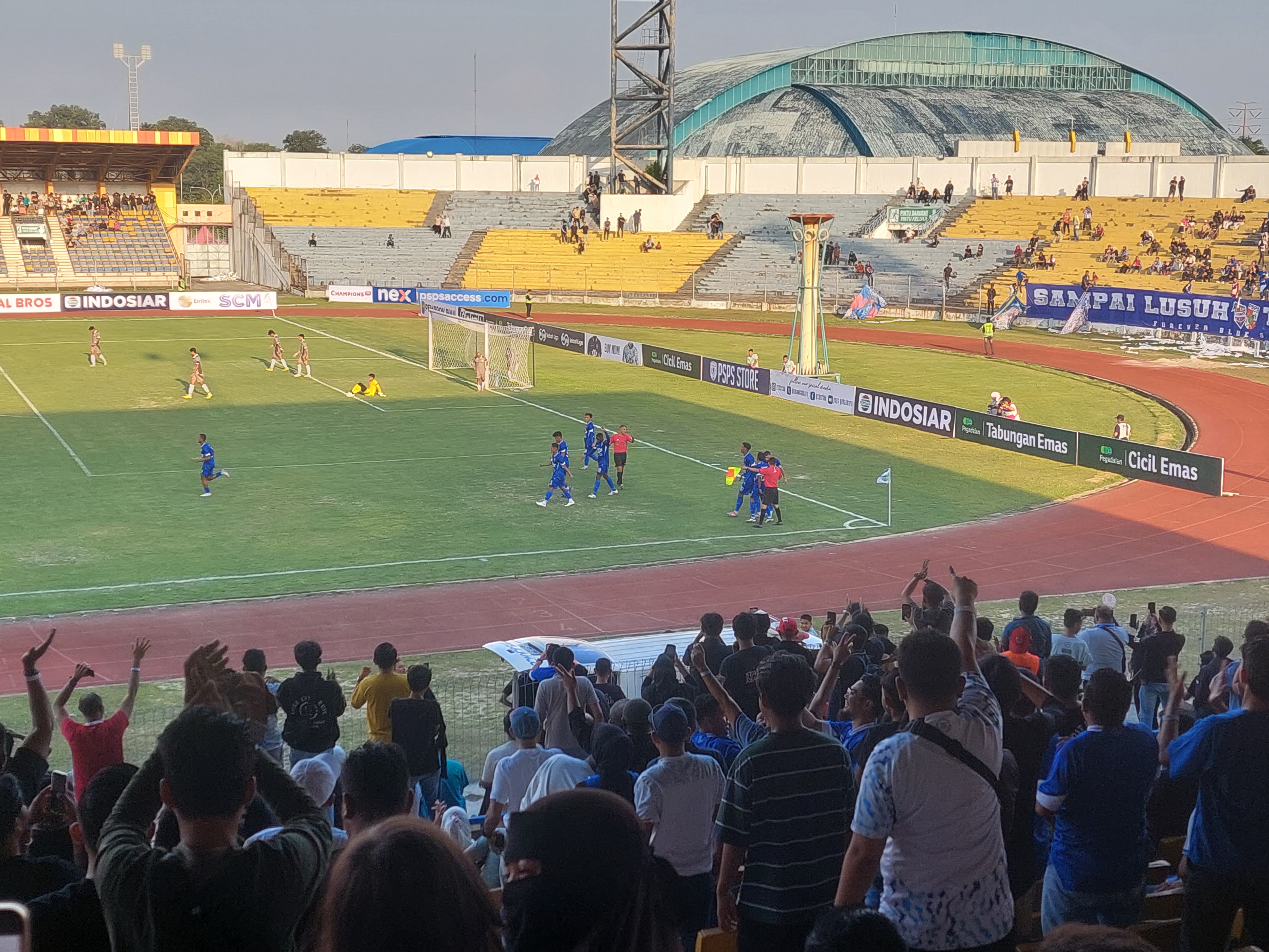 Skor 3-1, Poin Penuh PSPS Pekanbaru Lawan Persikabo 1973