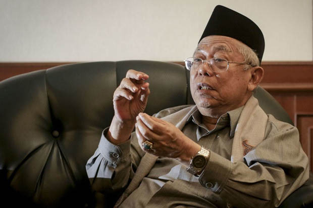 Ma'ruf Amin: Pesantren Lebih Aman Dibanding Sekolah